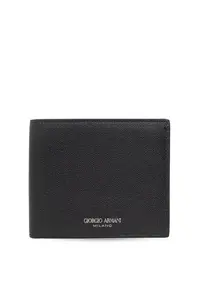 Giorgio Armani Men's Bi-Fold Wallet in Black