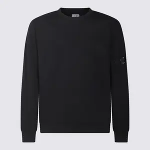 C.p. Company Black Cotton Sweatshirt