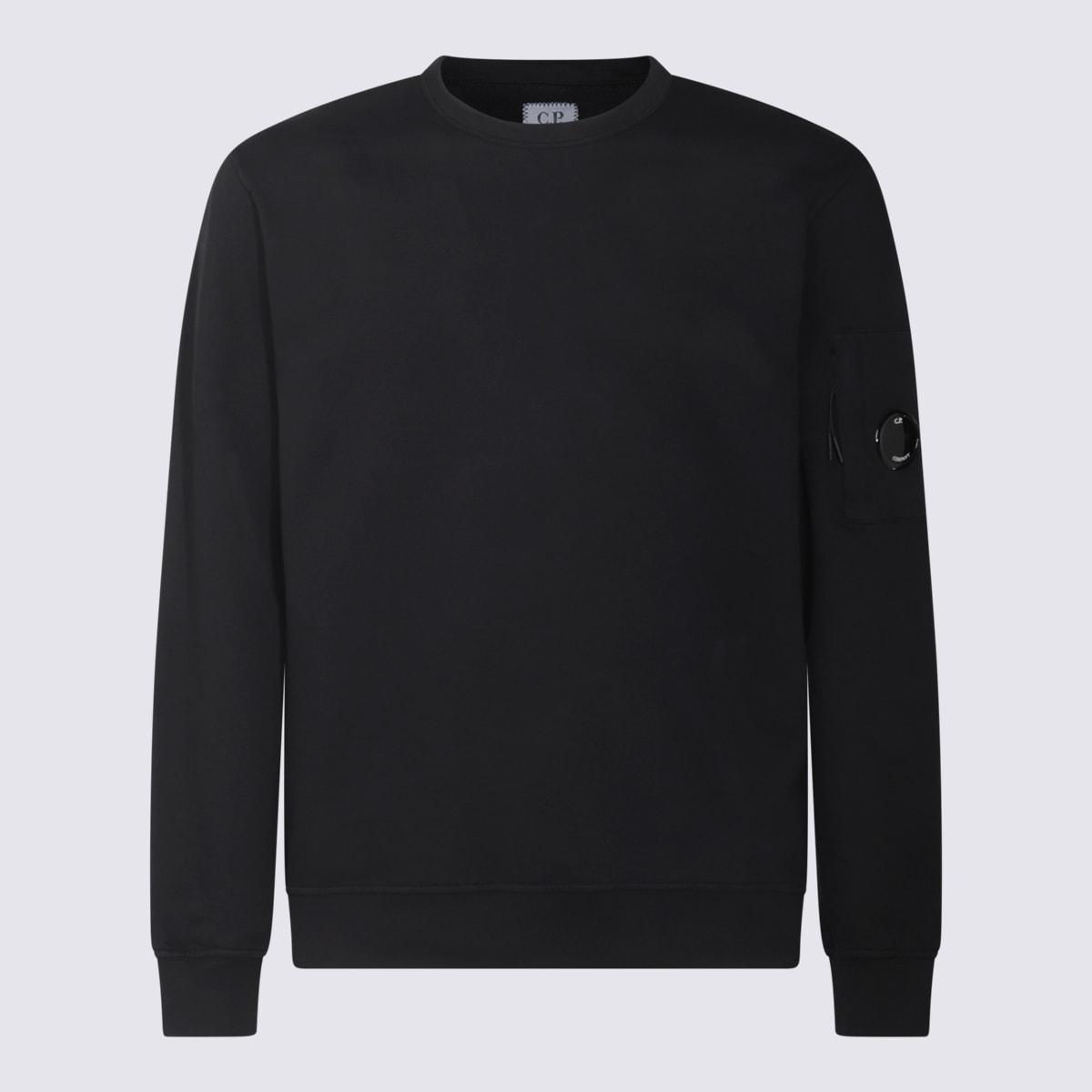 C.p. Company Black Cotton Sweatshirt