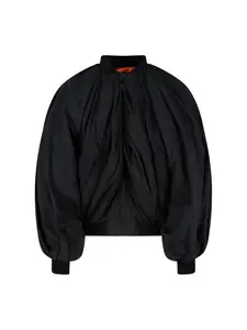 Balenciaga Women's Draped Bomber Jacket