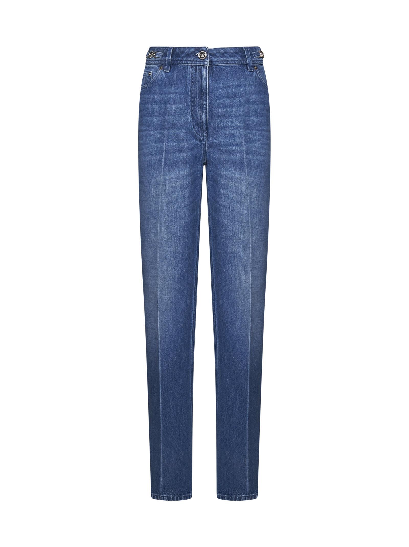 Versace Women's Boyfriend Jeans in Denim