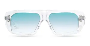 Dita Hypher-1183 - Crystal Clear / Antique Silver Sunglasses