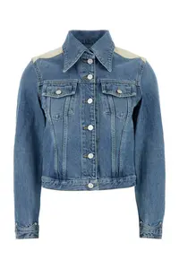Givenchy Women's Denim Jacket in Light Blue