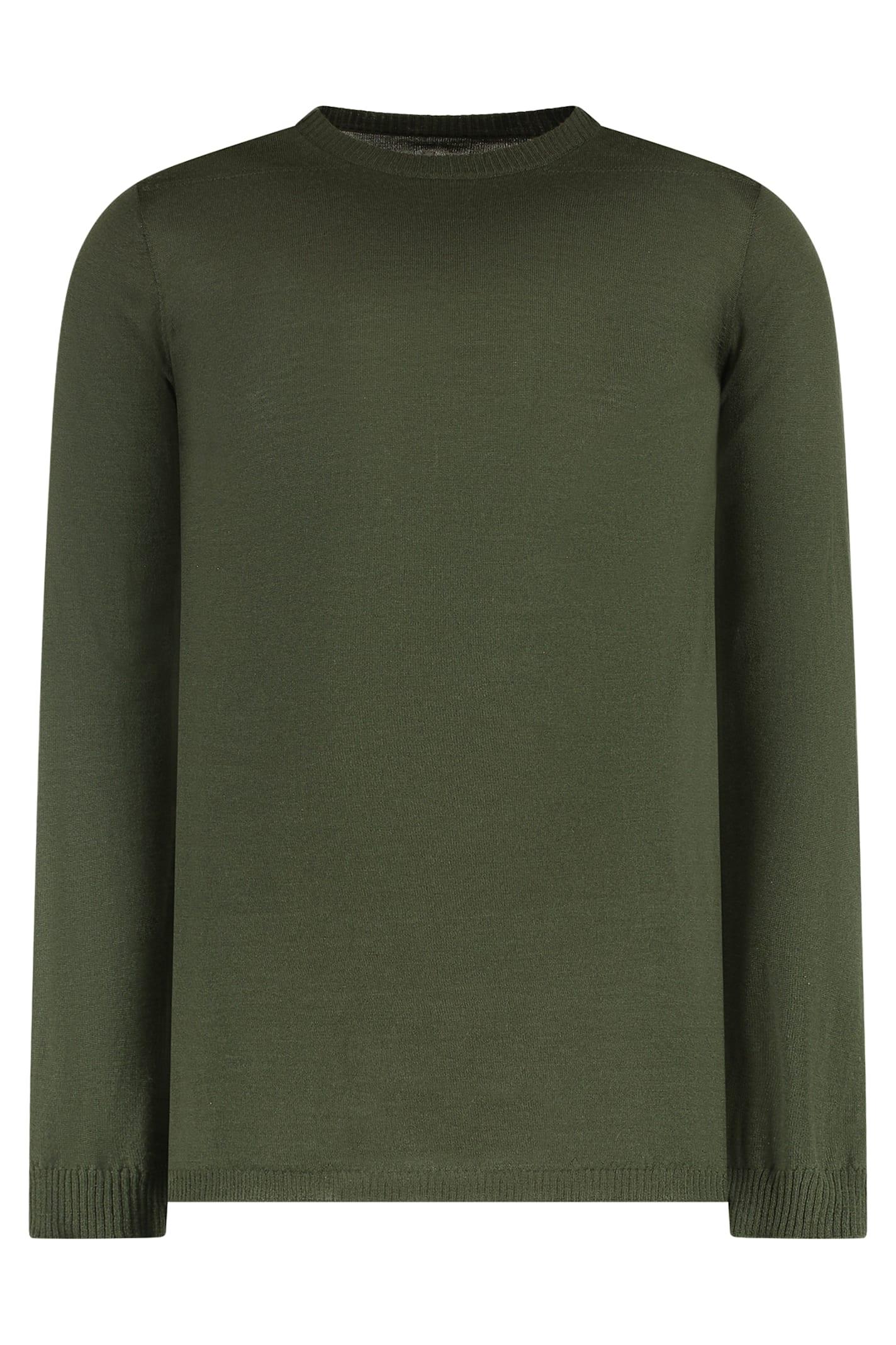 Rick Owens Virgin Wool Crew-neck Sweater