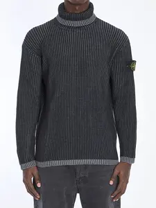 Stone Island Ribbed Wool Sweater