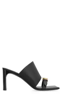 Balenciaga Bel Air Leather Sandals in Black