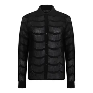 Tom Ford Women's Cotton And Silk Shirt in Black