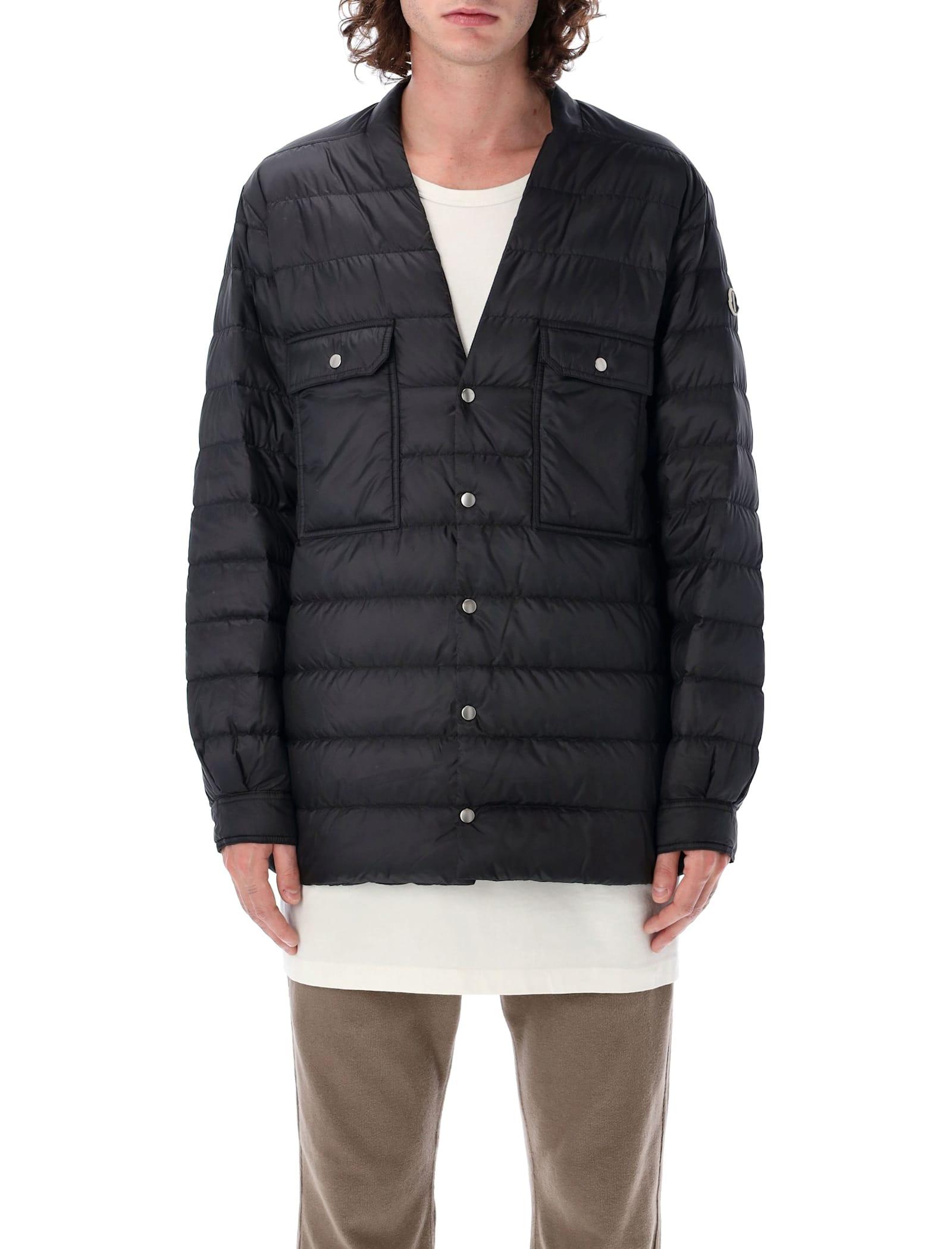 Moncler + Rick Owens Woven Outershirt Black