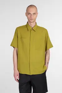 Ami Alexandre Mattiussi Shirt in Green Cotton