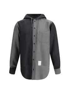 Thom Browne Hooded Shirt Jacket