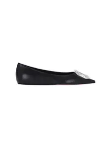 Amina Muaddi Camelia Ballet Flats