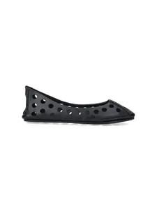 Alaia Leather Ballet Flats