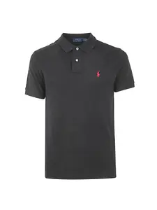Polo Ralph Lauren Short-Sleeve Slim Fit Mesh Polo Black