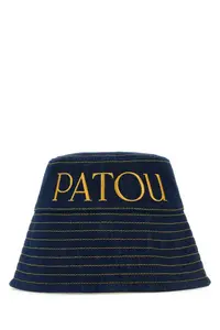 Patou Women's Bucket Hat With Logo in Blue