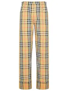 Burberry Check Cotton Pants