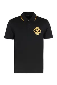 Versace Cotton-piqué Polo Shirt