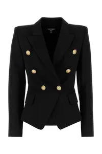 Balmain Black Wool Blazer