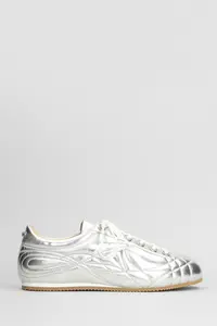 Mach & Mach Sneakers in Silver Leather