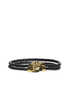 Versace la Medusa Leather Bracelet