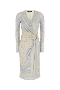 Versace Printed Viscose Dress