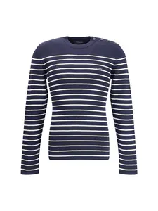Prada Embroidered Wool Sweater and Striped Sweater