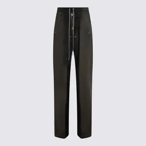 Rick Owens Black Cotton Jeans