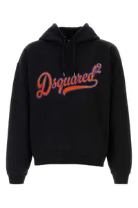 Dsquared2 Black Cotton Sweatshirt