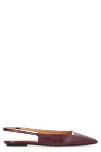 TOD'S Pointy-toe Slingback Ballet Flats