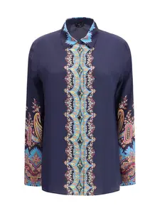 Etro Silk Shirt with Paisley Print