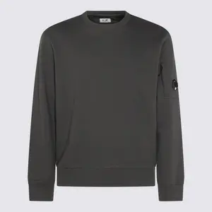 C.p. Company Dark Grey Cotton Sweatshirt