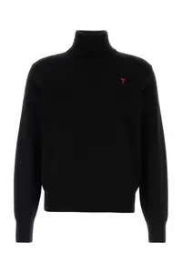 Ami Alexandre Mattiussi Black Wool Sweater