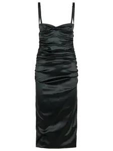 Dolce & Gabbana Black Silk Blend Dress