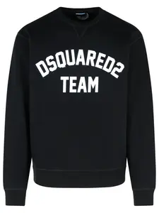 Dsquared2 Black Cotton Sweatshirt