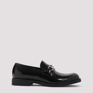 Gucci Black Leather Loafers