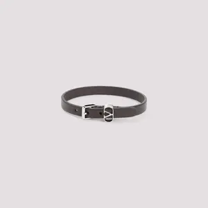 Valentino Garavani Ovalette Leather Bracelet