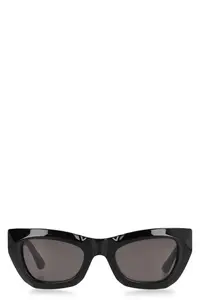 Bottega Veneta Black Acetate Sunglasses