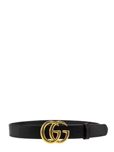 Gucci Men's Belt With Double GG Buckle
