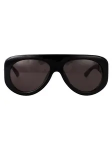 Bottega Veneta Eyewear Bottega Veneta Injectate Black Sunglasses
