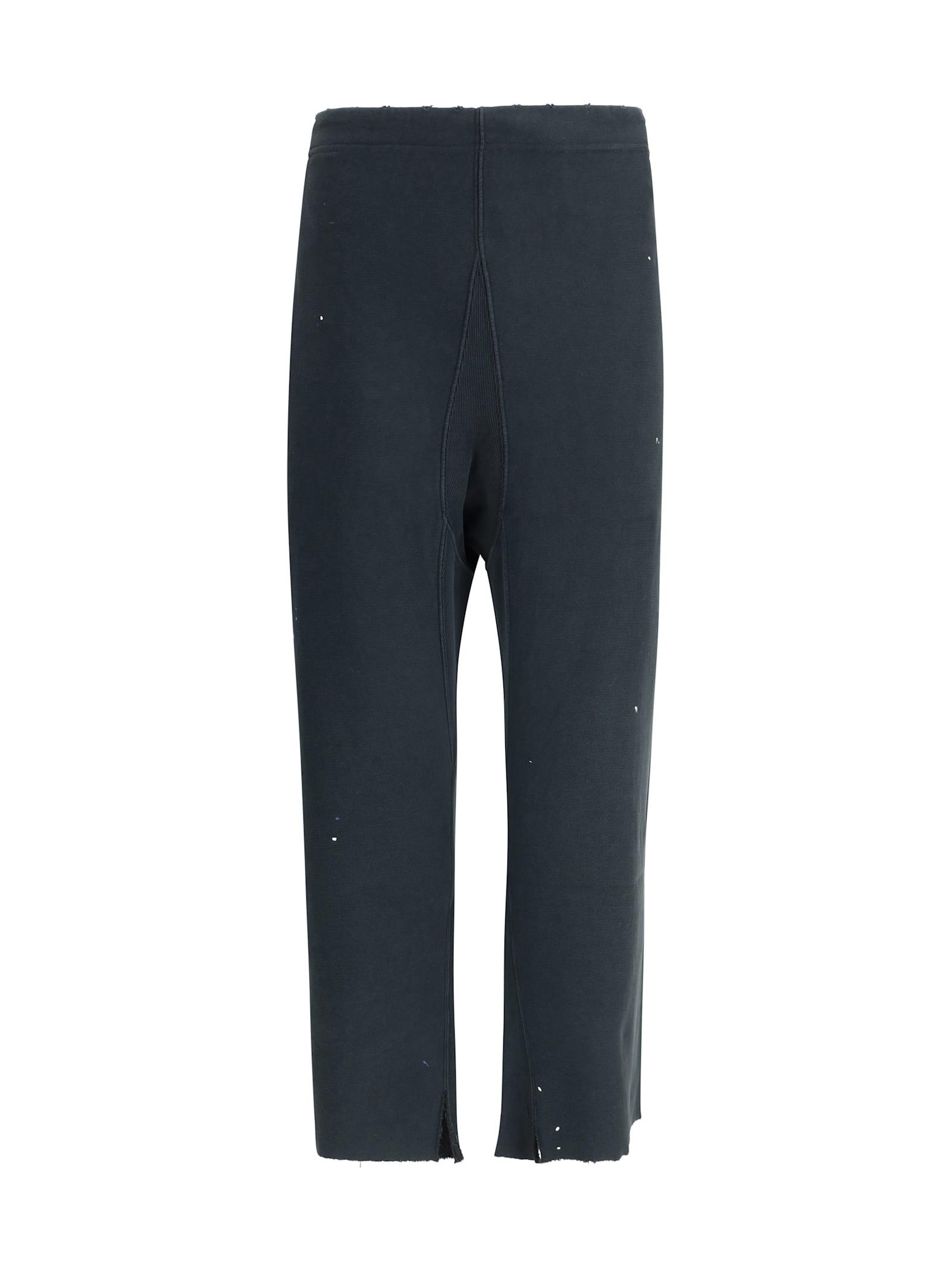 Maison Margiela Cotton Trousers and Graffiti Sweatpants