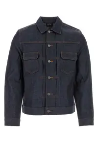 A.P.C. Dark Blue Denim Jacket