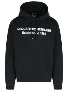 Dsquared2 Black Cotton Sweatshirt
