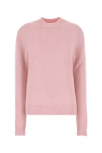 Jil Sander Pink Alpaca Blend Oversize Sweater