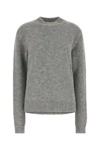 Jil Sander Grey Alpaca Blend Oversize Sweater