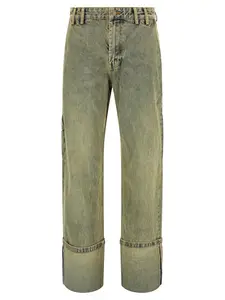 ENTIRE STUDIOS Cuff Surface Wave Jeans