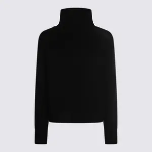 Allude Black Wool Knitwear