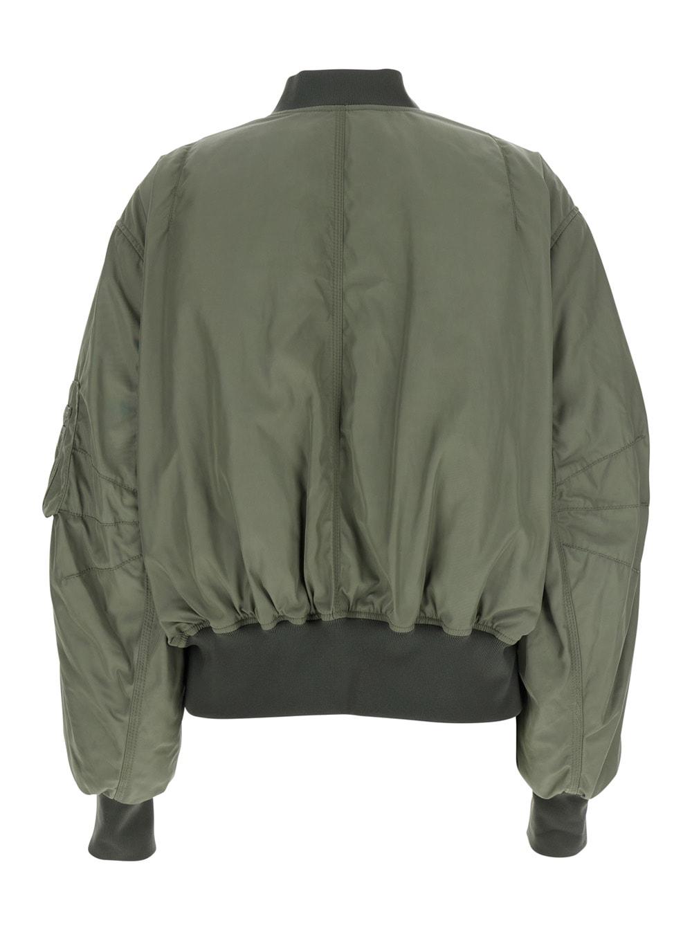 THE ATTICO Military Green Stylish Jacket