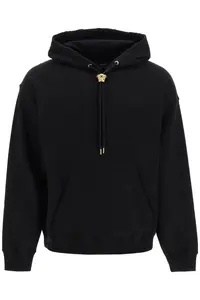Versace Cotton Hoodie and Sweatshirt in Black