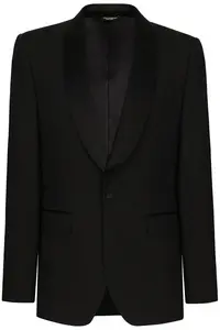 Dolce & Gabbana Men's Wool And Silk Tuxedo in Black
