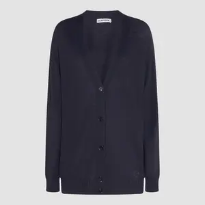 Jil Sander Dark Blue Wool Knitwear