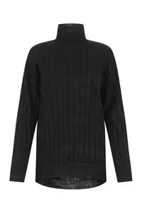 Balenciaga Silk Blend Oversize Sweater